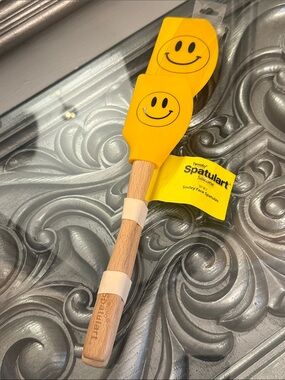 Tovolo Smiley Face Silicone Spatula Set Spatulart Bright Yellow